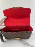 LOUIS VUITTON Damier Ebene Croisette Crossbody/Shoulder Bag