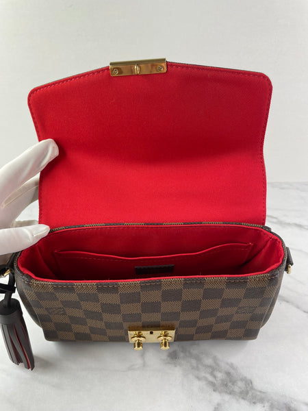 LOUIS VUITTON Damier Ebene Croisette Crossbody/Shoulder Bag