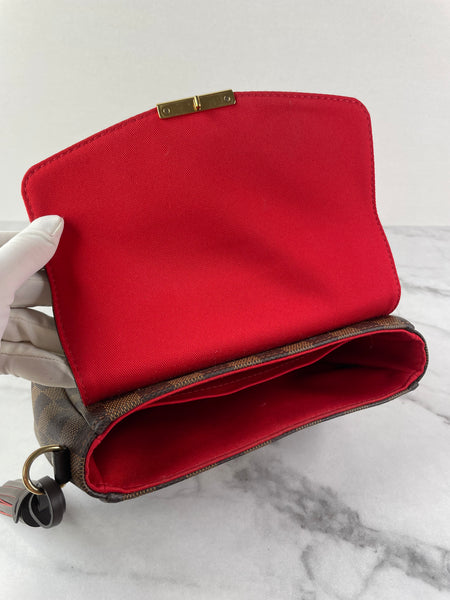 LOUIS VUITTON Damier Ebene Croisette Crossbody/Shoulder Bag