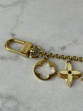 LOUIS VUITTON Fleur de Monogram Bag Charm Chain