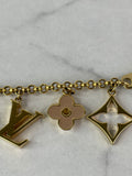 LOUIS VUITTON Fleur de Monogram Bag Charm Chain
