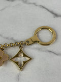 LOUIS VUITTON Fleur de Monogram Bag Charm Chain