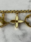 LOUIS VUITTON Fleur de Monogram Bag Charm Chain