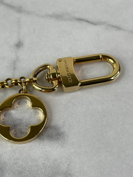 LOUIS VUITTON Fleur de Monogram Bag Charm Chain