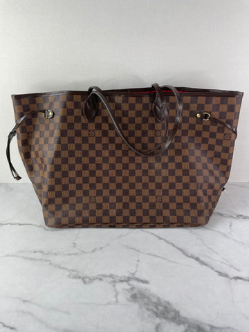 Louis Vuitton Neverfull GM Damier Ebene Shoulder Bag