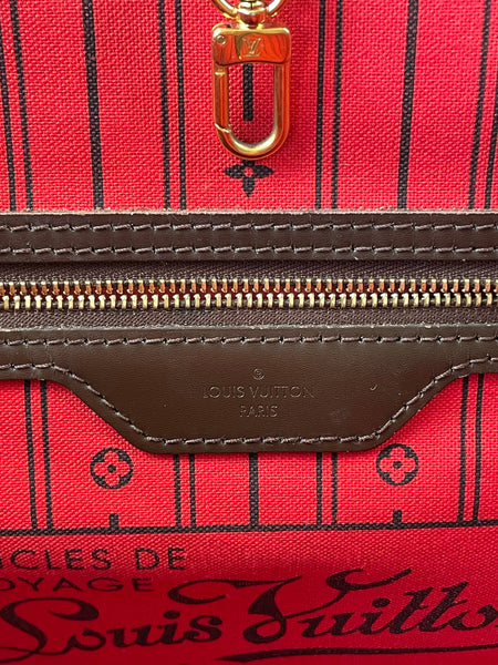 Louis Vuitton Neverfull GM Damier Ebene Shoulder Bag