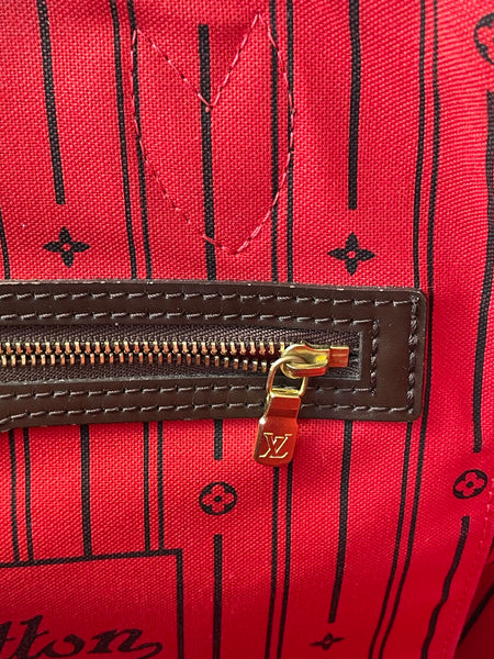 Louis Vuitton Neverfull GM Damier Ebene Shoulder Bag