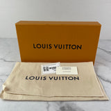 LOUIS VUITTON Black Taurillon Leather Capucines Wallet