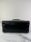 CHRISTIAN LOUBOUTIN Black Calfskin Medium Paloma Tote Bag