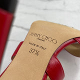 Jimmy Choo Red Sandals Size 37.5