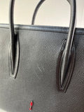 CHRISTIAN LOUBOUTIN Black Calfskin Medium Paloma Tote Bag