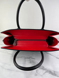 CHRISTIAN LOUBOUTIN Black Calfskin Medium Paloma Tote Bag