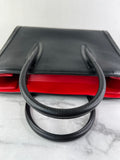 CHRISTIAN LOUBOUTIN Black Calfskin Medium Paloma Tote Bag