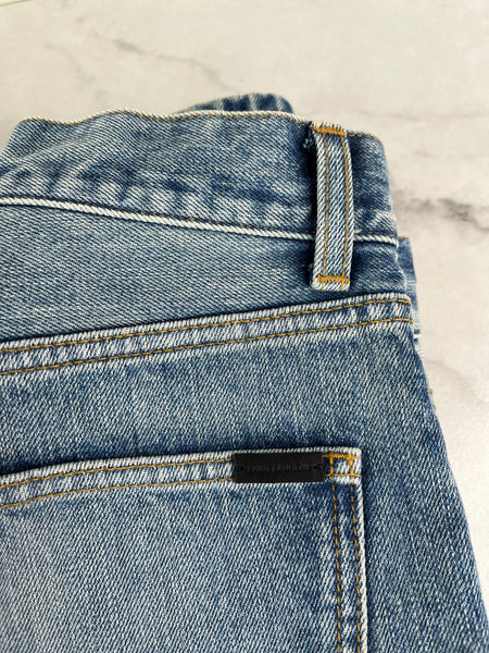 SAINT LAURENT High-rise wide-leg jeans Size 27