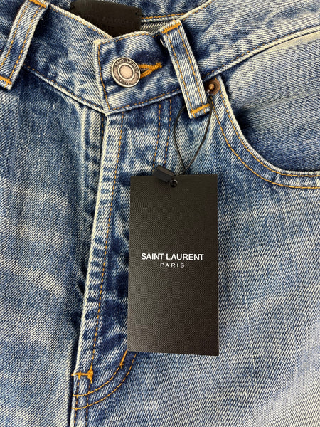 SAINT LAURENT High-rise wide-leg jeans Size 27