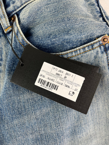 SAINT LAURENT High-rise wide-leg jeans Size 27