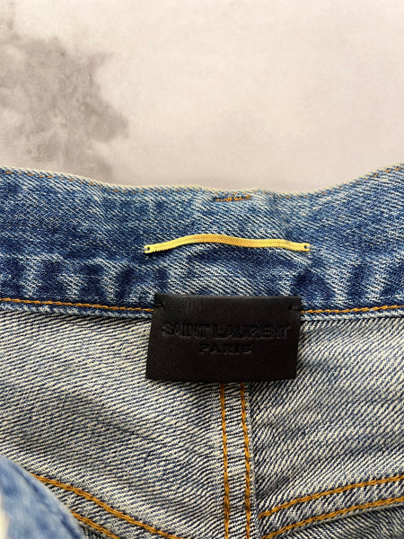 SAINT LAURENT High-rise wide-leg jeans Size 27