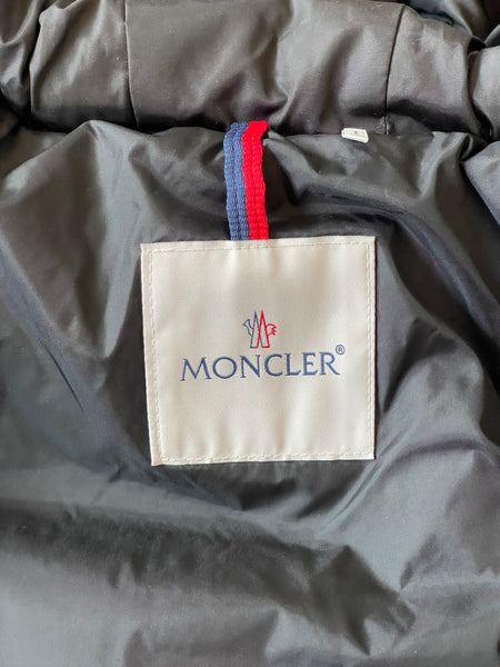 Moncler Women’s Black TALEV Giubbotto Long Hooded Down Coat Size 00 (US XXS)