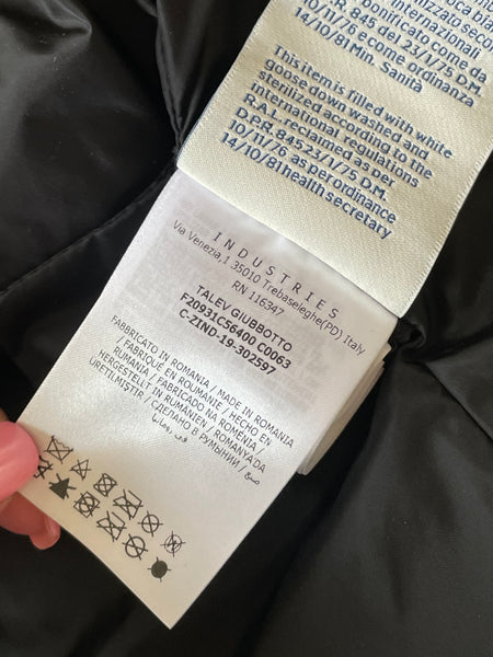 Moncler Women’s Black TALEV Giubbotto Long Hooded Down Coat Size 00 (US XXS)