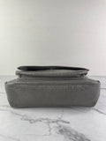 Saint Laurent Grey Large NIKI CHAIN BAG IN CRINKLED VINTAGE LEATHER Shoulder/Crossbody Bag