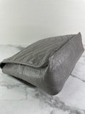 Saint Laurent Grey Large NIKI CHAIN BAG IN CRINKLED VINTAGE LEATHER Shoulder/Crossbody Bag