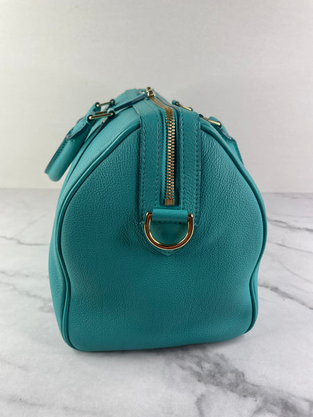 Louis Vuitton Turquoise Calf Leather Sofia Coppola SC PM Shoulder Bag