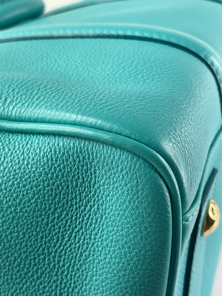 Louis Vuitton Turquoise Calf Leather Sofia Coppola SC PM Shoulder Bag
