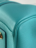 Louis Vuitton Turquoise Calf Leather Sofia Coppola SC PM Shoulder Bag