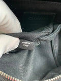 CHANEL Uniform CC Black Grained Calfskin Quilted Waist Belt/Sling Bag
