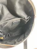 CHANEL Uniform CC Black Grained Calfskin Quilted Waist Belt/Sling Bag