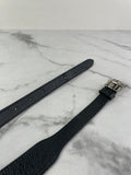CHANEL Uniform CC Black Grained Calfskin Quilted Waist Belt/Sling Bag