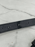 CHANEL Uniform CC Black Grained Calfskin Quilted Waist Belt/Sling Bag