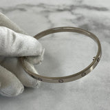 Cartier Small Love Bracelet 18K White Gold Size 17