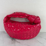 Bottega Veneta Candy Pink Mini Jodie Leather Top Handle Bag