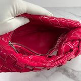 Bottega Veneta Candy Pink Mini Jodie Leather Top Handle Bag