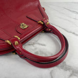 Gucci Red Medium Re(Belle) Leather Top Handle Crossbody/Shoulder Bag