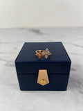 LOUIS VUITTON 18K Pink Gold Diamond Star Blossom Ring Size 56 (US 7.5)