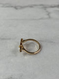 LOUIS VUITTON 18K Pink Gold Diamond Star Blossom Ring Size 56 (US 7.5)