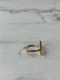 LOUIS VUITTON 18K Pink Gold Diamond Star Blossom Ring Size 56 (US 7.5)