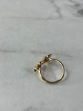 LOUIS VUITTON 18K Pink Gold Diamond Star Blossom Ring Size 56 (US 7.5)