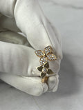 LOUIS VUITTON 18K Pink Gold Diamond Star Blossom Ring Size 56 (US 7.5)