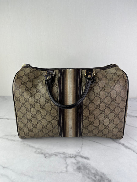 GUCCI GG Supreme Joy Medium Boston Bag