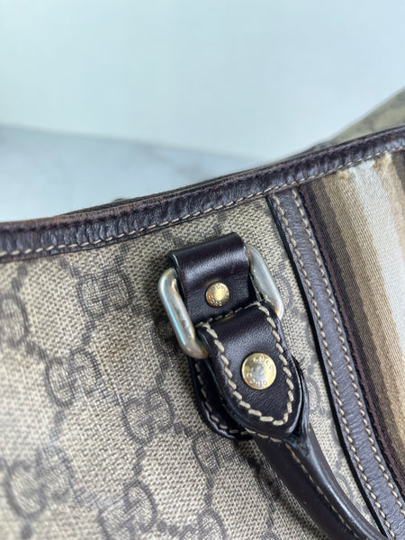 GUCCI GG Supreme Joy Medium Boston Bag