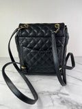 CHANEL Black Quilted Small Urban Spirit Backpack