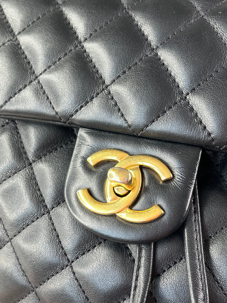 CHANEL Black Quilted Small Urban Spirit Backpack