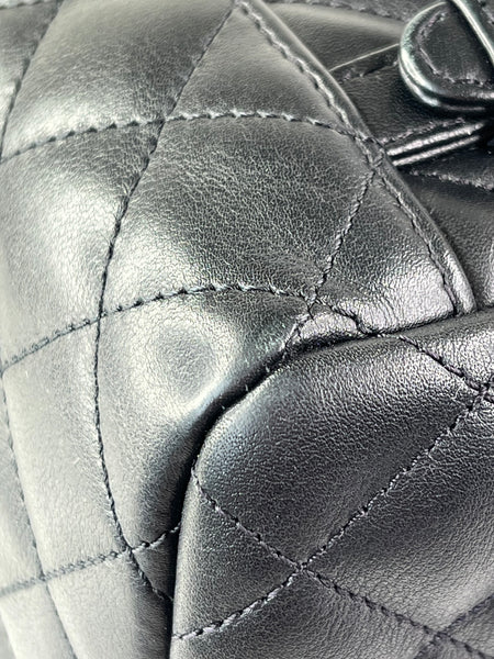 CHANEL Black Quilted Small Urban Spirit Backpack
