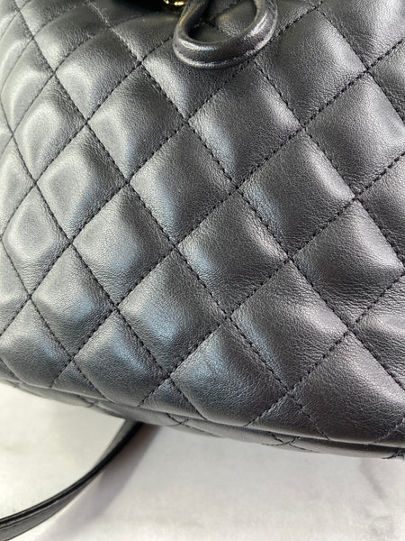 CHANEL Black Quilted Small Urban Spirit Backpack