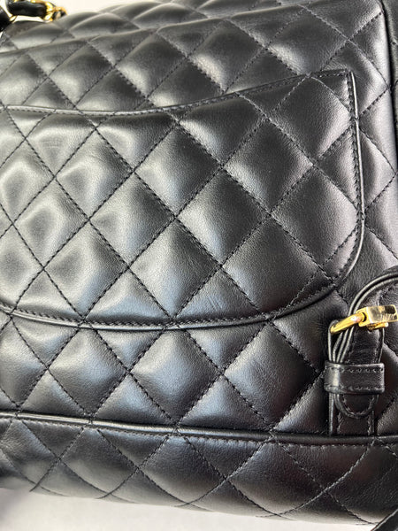 CHANEL Black Quilted Small Urban Spirit Backpack