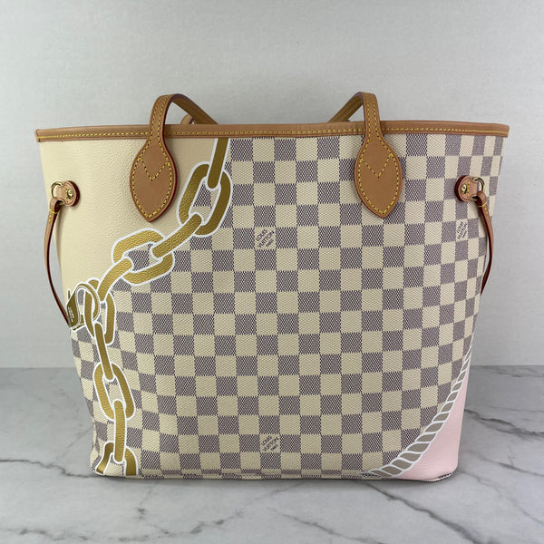 Louis Vuitton Damier Azur Nautical Neverfull MM