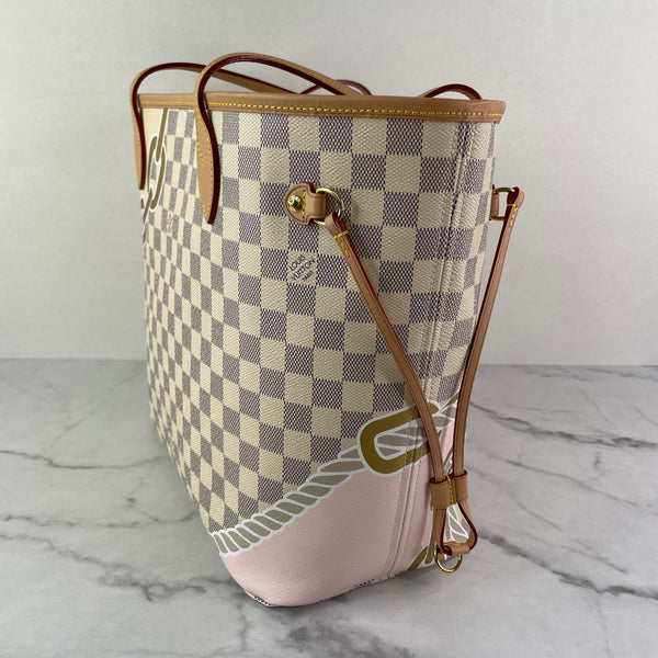 Louis Vuitton Damier Azur Nautical Neverfull MM